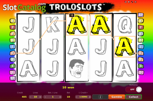 Скрин7. Troloslots слот