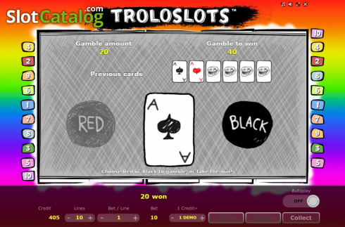 Скрин6. Troloslots слот