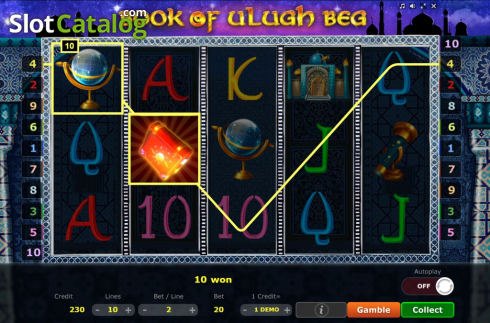 Скрин6. Book of Ulugh Beg слот