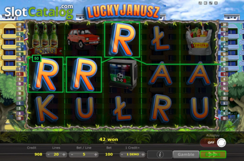 Скрин3. Lucky Janusz слот