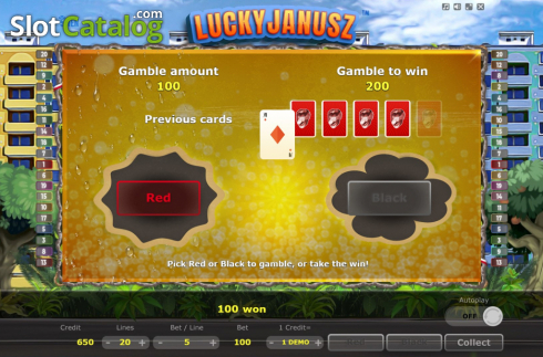Скрин4. Lucky Janusz слот