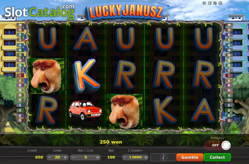 Скрин5. Lucky Janusz слот