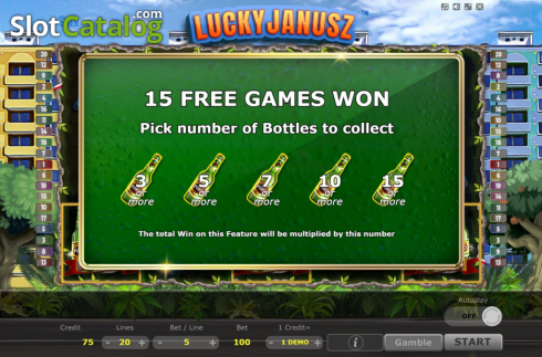 Скрин6. Lucky Janusz слот