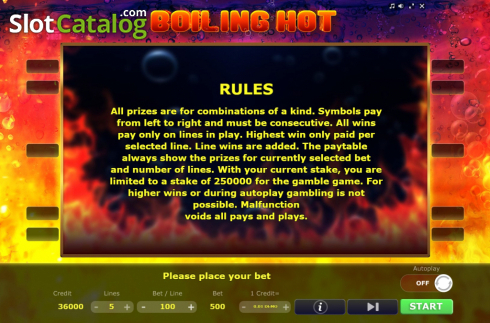 Скрин8. Boiling Hot слот
