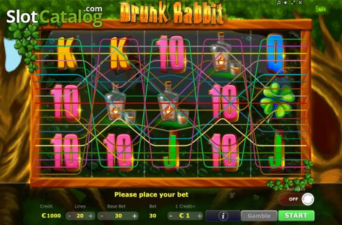 Скрин2. Drunk Rabbit слот