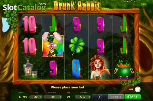 Скрин3. Drunk Rabbit слот