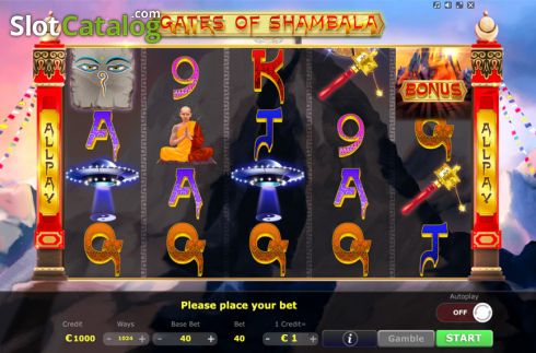 Скрин2. Gates of Shambala слот
