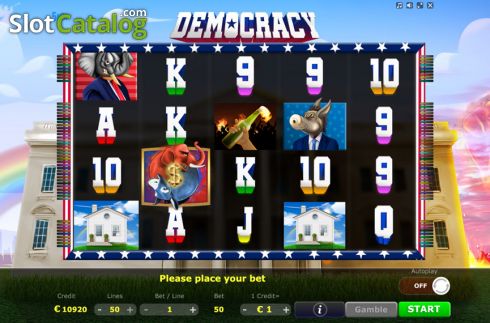 Скрин3. Democracy слот