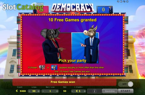 Скрин7. Democracy слот