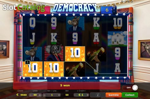 Скрин9. Democracy слот