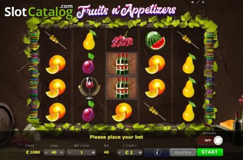 Скрин4. Fruits n Appetizers слот
