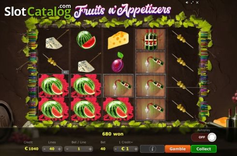 Скрин6. Fruits n Appetizers слот