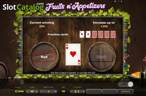 Скрин7. Fruits n Appetizers слот