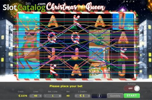 Скрин3. Christmas Queen слот