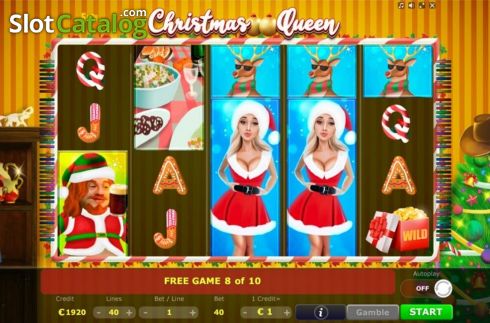 Скрин6. Christmas Queen слот