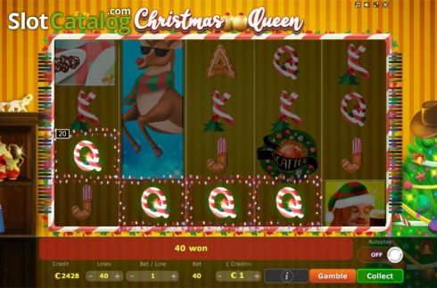 Скрин7. Christmas Queen слот