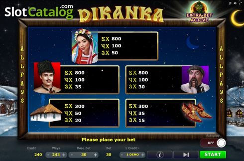 Скрин9. Dikanka слот