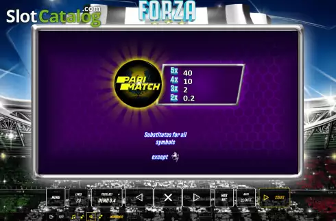 Скрин5. Forza слот
