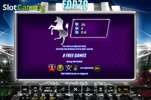 Скрин6. Forza слот