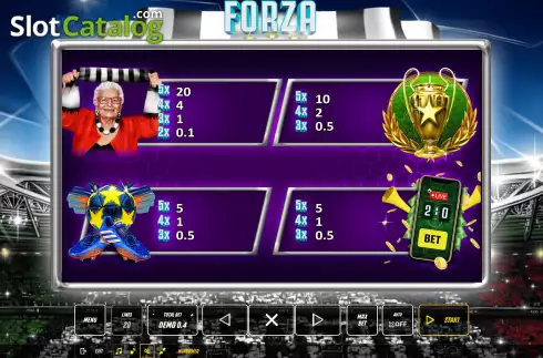 Скрин7. Forza слот