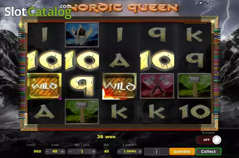 Скрин3. Nordic Queen слот