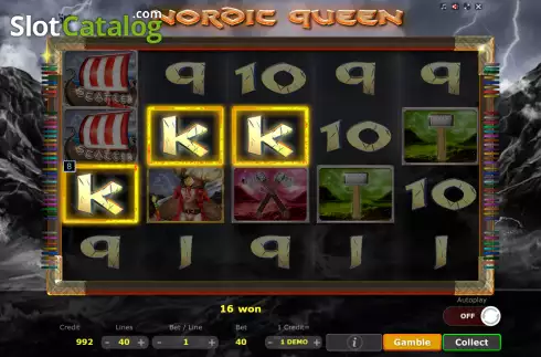Скрин4. Nordic Queen слот