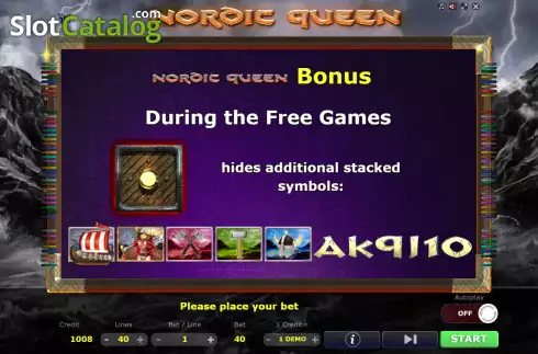 Скрин6. Nordic Queen слот