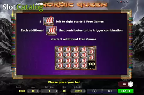 Скрин7. Nordic Queen слот