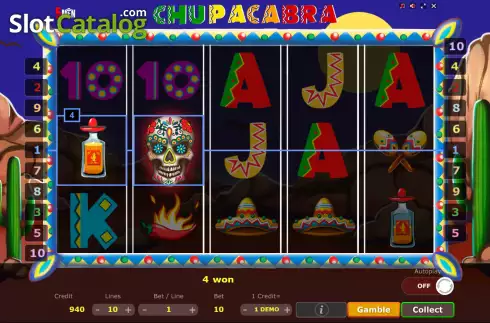 Скрин4. Chupacabra слот