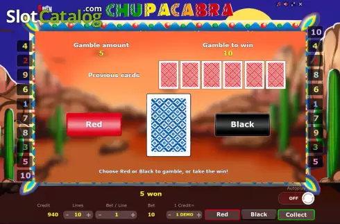 Скрин5. Chupacabra слот