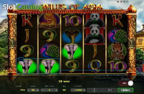 Скрин4. Wilds of Asia слот