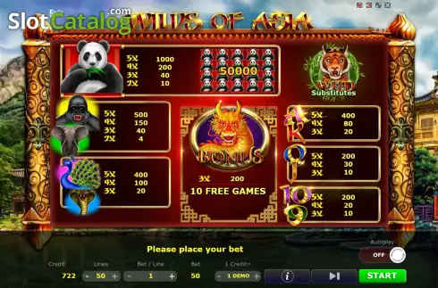Скрин6. Wilds of Asia слот