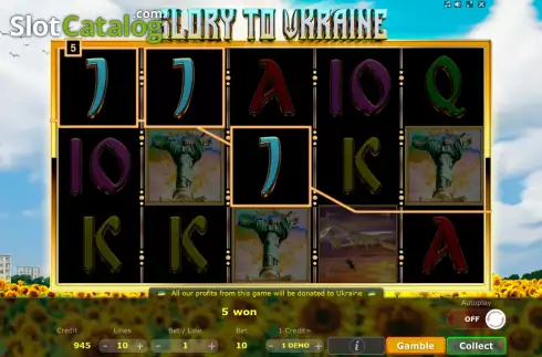 Скрин4. Glory to Ukraine слот