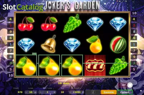Скрин4. Joker's Garden слот