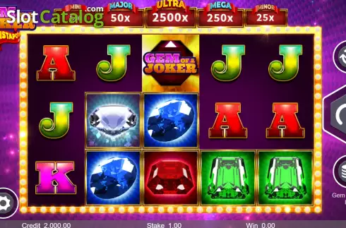 Скрин2. Gem of a Joker InstaPots слот