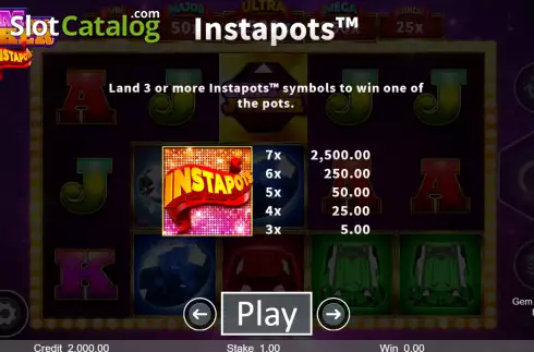 Скрин5. Gem of a Joker InstaPots слот
