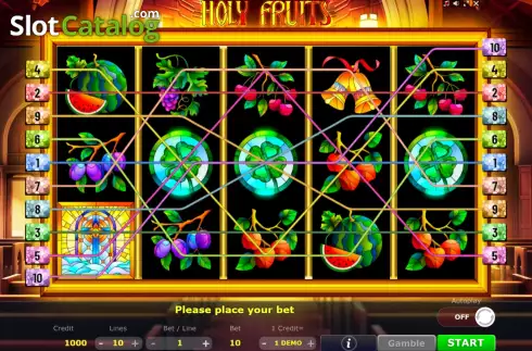 Скрин2. Holy Fruits слот