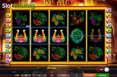 Скрин4. Holy Fruits слот