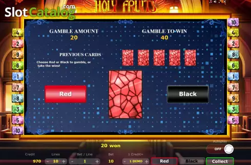 Скрин5. Holy Fruits слот