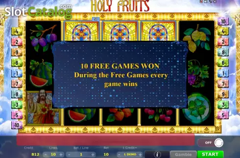 Скрин6. Holy Fruits слот