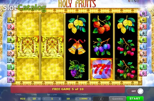 Скрин7. Holy Fruits слот