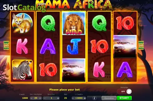 Скрин2. Mama Africa слот