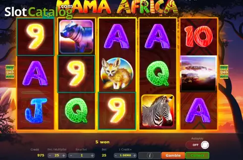 Скрин3. Mama Africa слот
