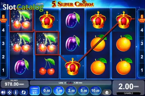 Скрин3. 5 Super Crown слот