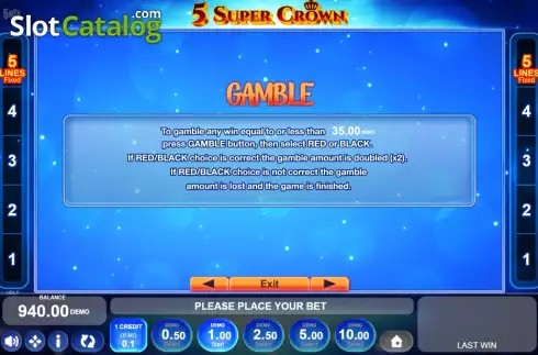 Скрин8. 5 Super Crown слот