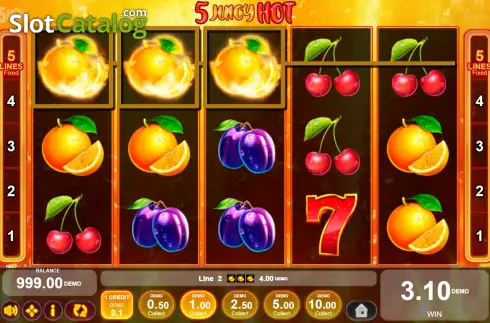 Скрин4. 5 Juicy Hot слот