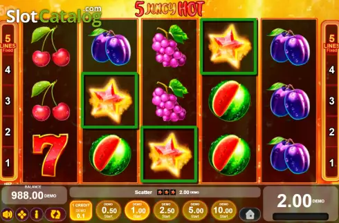 Скрин3. 5 Juicy Hot слот