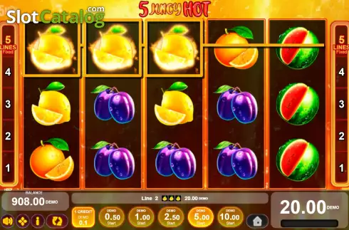 Скрин5. 5 Juicy Hot слот