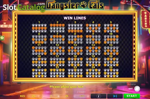 Скрин9. Gangster Cats слот