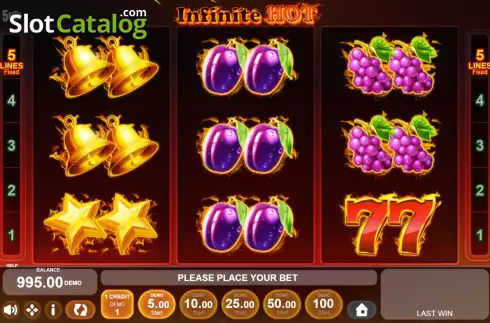Скрин2. Infinite Hot слот